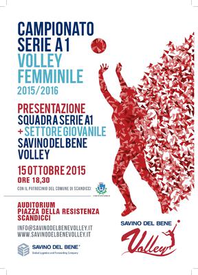 Giovedì 15 la Savino Del Bene si presenta a Scandicci