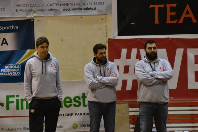 Lo staff tecnico della Valentino Castellaneta