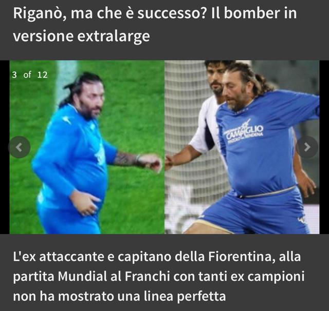 LE FOTO: Christian Riganò, ma come ti sei ridotto?